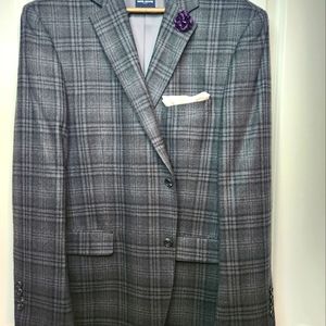 Daniel Hechter Pure Wool Sport Coat Sz 46R (pin and pocket square not included)